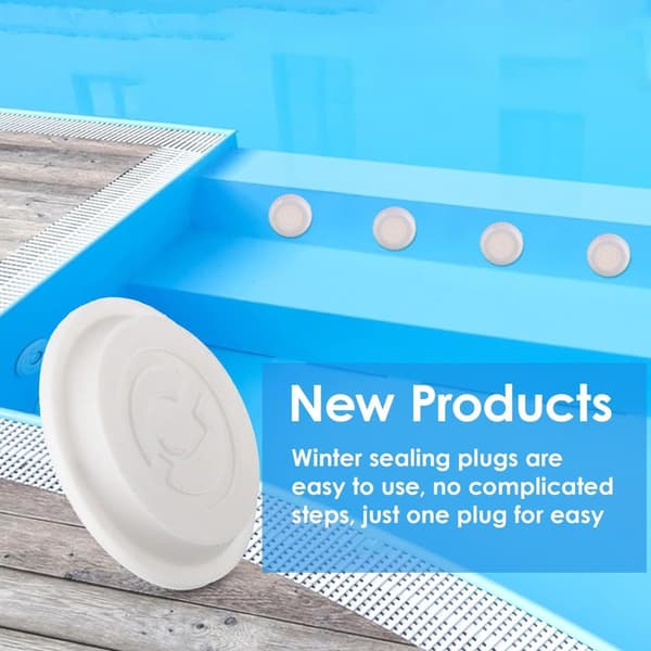 2 stk. Poolforseglingsplugger Plast Pool Jet Dyse Frostvæskehetter for Sp1419d