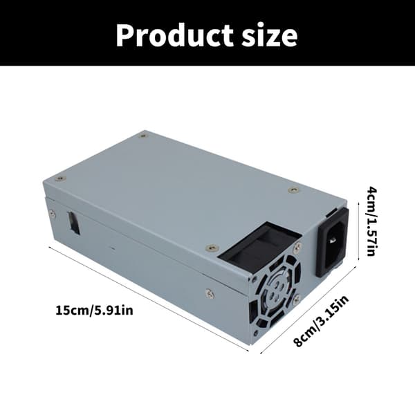 200W 12V 9V Virtalähde Pieni 1u Virtalähde Turvalaitteille