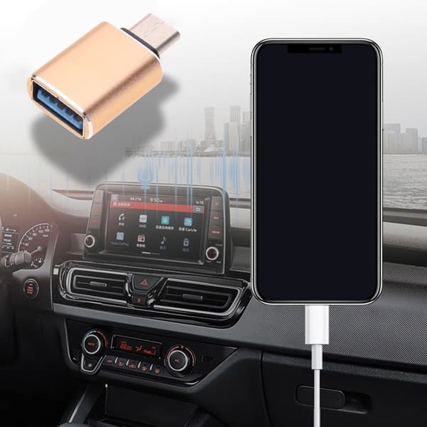 OTG-adapter Typ C hane till USB3.0 hona för effektiv datahantering Red
