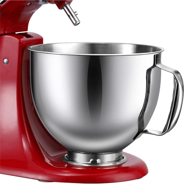Rostfritt stål skål mixer tillbehör Mixer skål Huvud Stativ Mixer skål Mixer utbyte Diskmaskin Säker för mixer