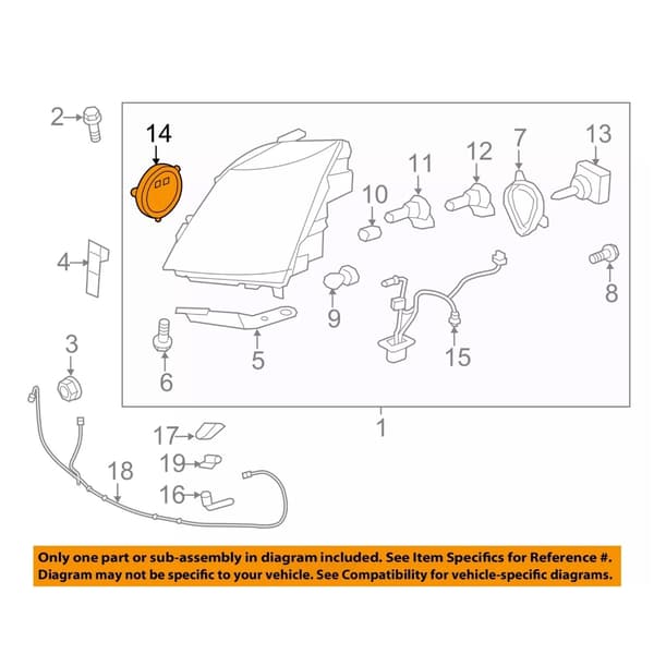 Headlight Ballast Kontrollenhet Modul GAVD00G31P10581