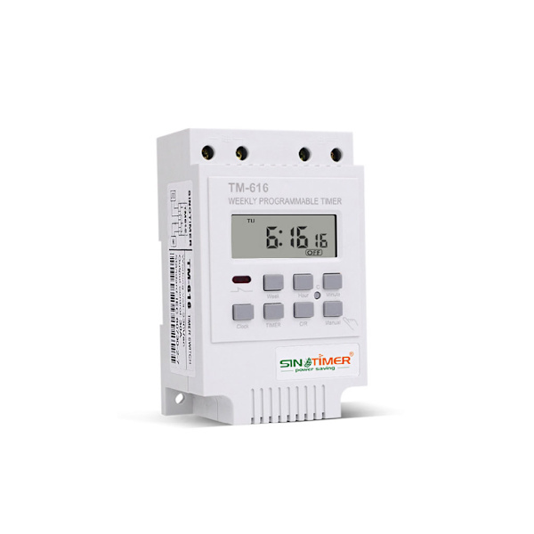TM616W-4 Digital Elektronisk Timer 220V 30A Ukentlig Programmerbar Relékontroller