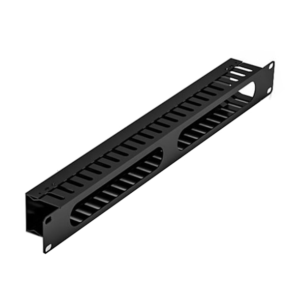 19in 1U Kabinet Rack Pass-through 24 Port CAT6 Patch Panel RJ45 Netværkskabel Adapter Keystone Jack Modulær Distribution