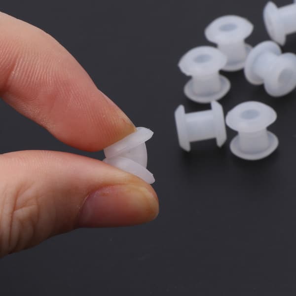 10 stk. silikongummipropper Praktiske ringperleavstandsperler DIY-smykker