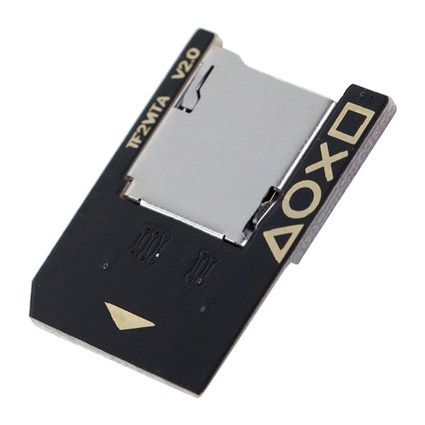Hukommelseskortadapter til PSVita PSV1000/2000 Version 2.0 SD2VITA TF-kortbakke Micro Secure Digital-kortkonverter