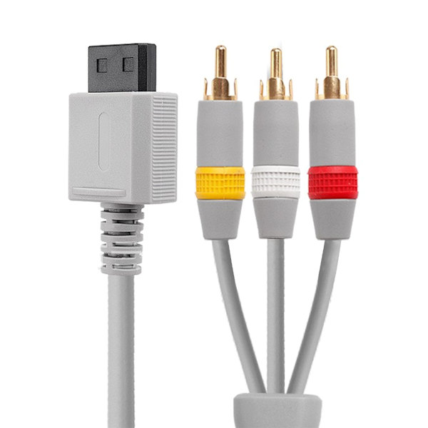 AV Komposit Kabel til Wii/til Wii U Spillekonsol 1.8m Komponent Linje Audio Video TV Stik Kabel Ledning