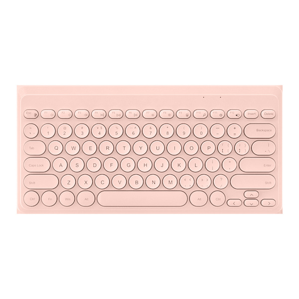 USB-laddning Trådlöst Tangentbord Mini Rund Knappknappsats Tangentbord Bärbart Laptop Dator Tangentbord för Resor Hemmakontor