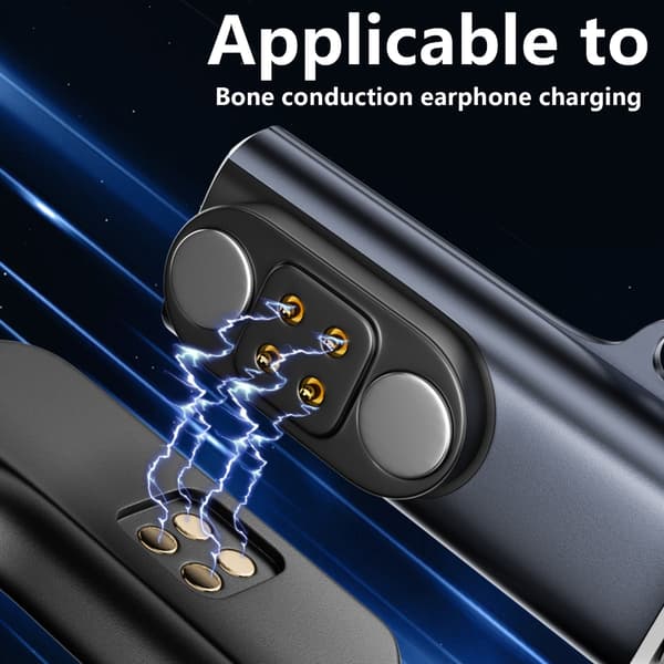 Type C til 4-pin stik hoved til udskiftning af knogleledningshovedtelefoner B