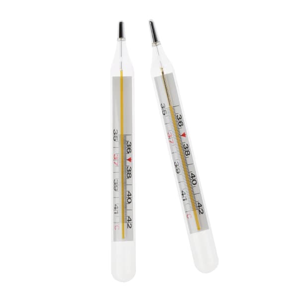 til Mercury Glas Termometer Stor Skærm Klinisk Temperatur