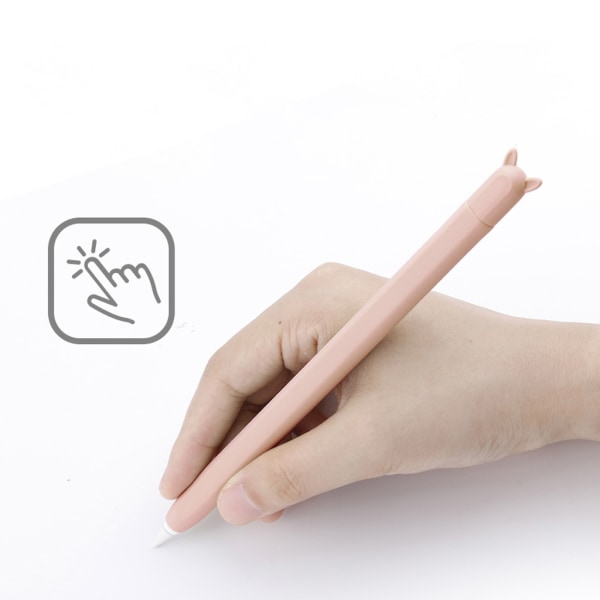 Silikonpennfodral för Apple Pencil 2nd for Case Tablett för Touch Pen Stylus Slitstarkt cover Purple