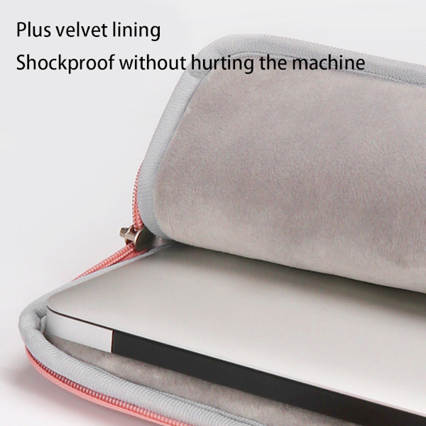 Laptopväska för Air Pro13 för Case 13 14 15 11 12 in Vattentät PC Notebook-väska för Dell för Acer hp- Handväska Brie Gray 11-inch