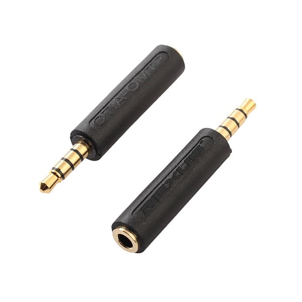 2 stk. CTIA til OMTP Headset Lydadapter 3,5 mm Øretelefonkonverter