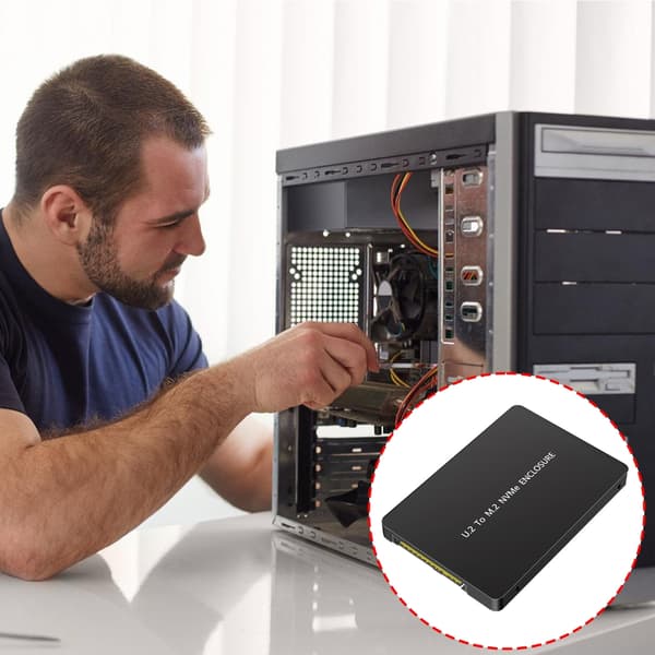 Computer Adapter Card Case U.2 SFF 8639 til NVMe Konverteringskabinetboks