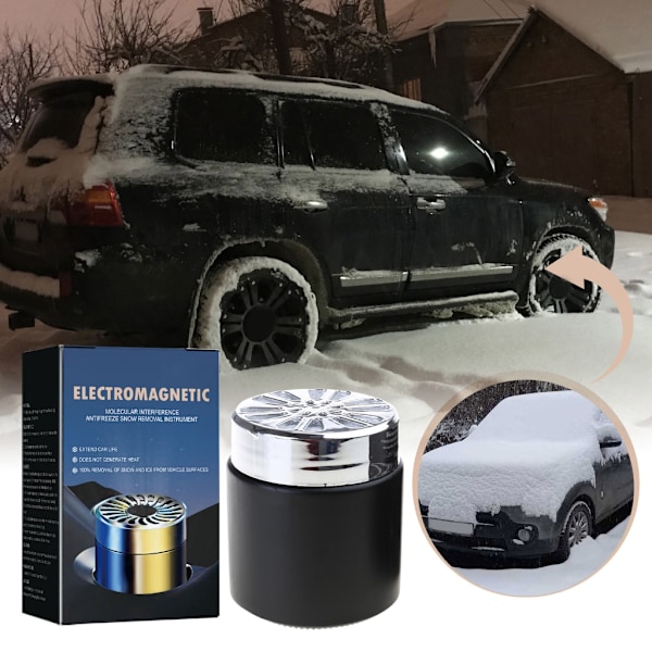 Elektromagnetisk Afiser Molekylære Grænseflader Snefjerner Antifreeze Is Smeltning