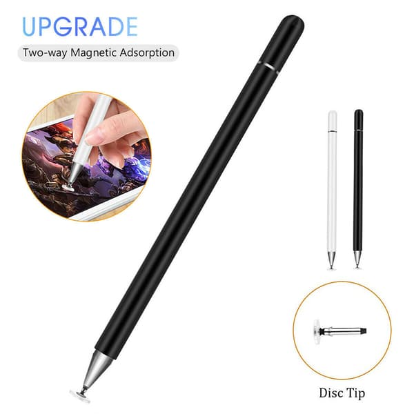 Stylus Pen för Apple 6th/7th/8th/Mini 5th/ Pro 11&12.9''/Air 3rd Gen ios/Android/för Microsoft System Pencil With PenTip Black