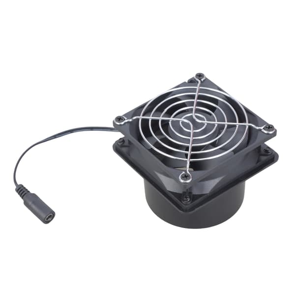 12V ventilasjonsvifte med avtakbart hus for dyrketelt og serverkjøling