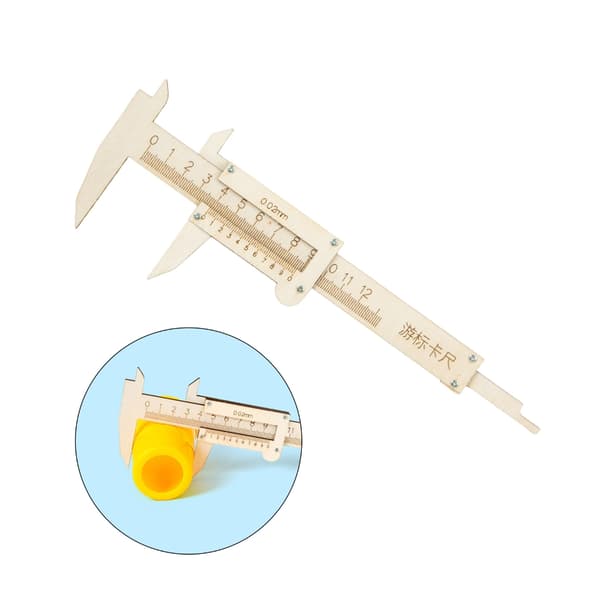 Vernier Caliper Model Træ Samle Legetøj Hands on Pædagogisk STEM Legetøj til Børn