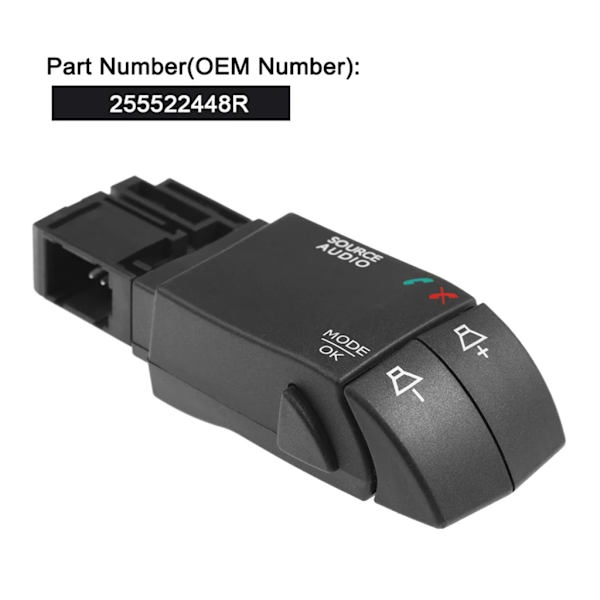 255522448R Painikekytkin Clio MK4 2016-2019 -malleihin, korvaavat lisätarvikkeet