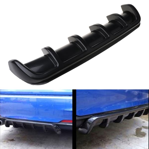 Universal Bil Bakre Støtfanger Body Kit Hai Hake Spoiler Diffuser Trim Deksel Lastebil