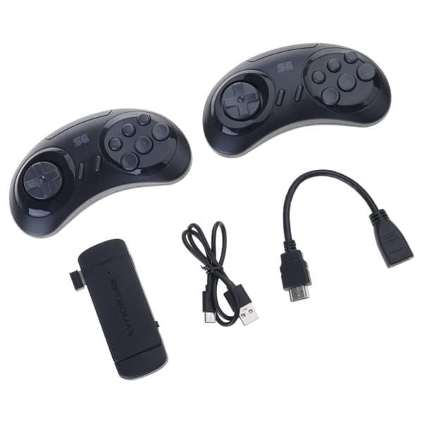 16-bits retro spillkonsoll innebygd 900+ klassiske spill for MD