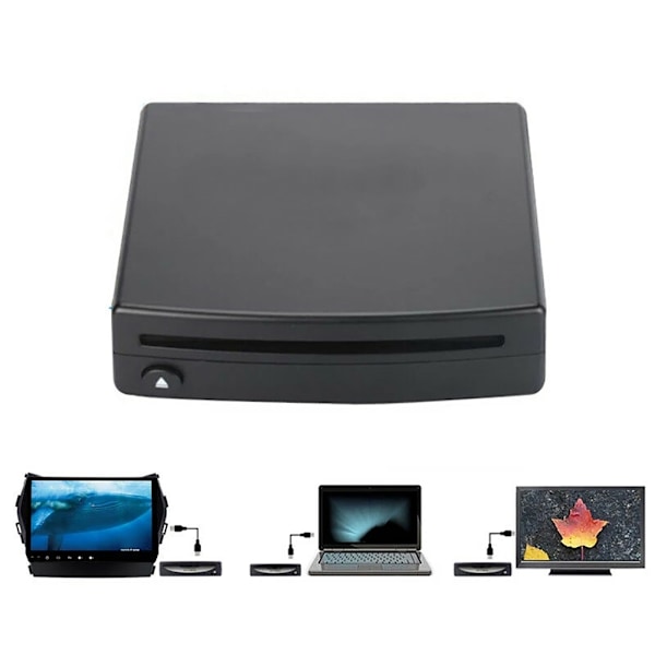 Multimedia Soitin Ulkoinen USB Ajoneuvon DVD-soitin Autonavigointiin Plug Play