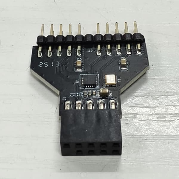 USB 2.0-stik til RGB USB2.0 9-benet interface splitter computeradapter