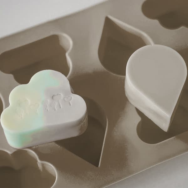 8-Hulls Vær Såpeproduksjon Silikonform Fondant Pudding Kaker Lagingsform
