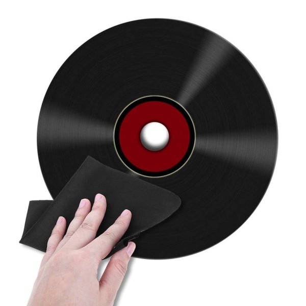5 st mikrofiber rengöringsduk antistatisk skivtvätt rengöringsduk för vinylskivor för LP skivspelare fonograf