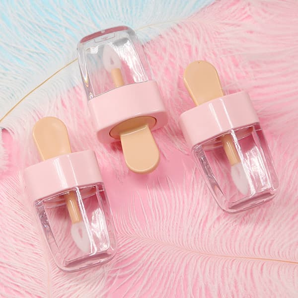 3,2x6,8 cm Sød Isform Mini Lipgloss Tube Tom Læbepomadebeholder Med