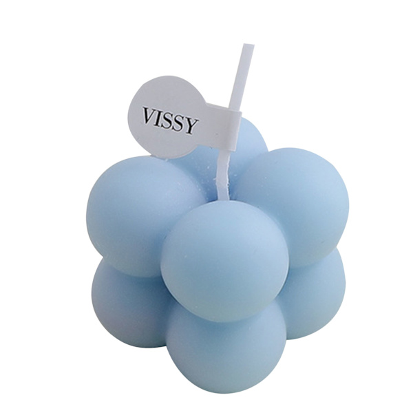 Lille Duftlys Mini Cube Bobleformede Vokslys Aromaterapi
