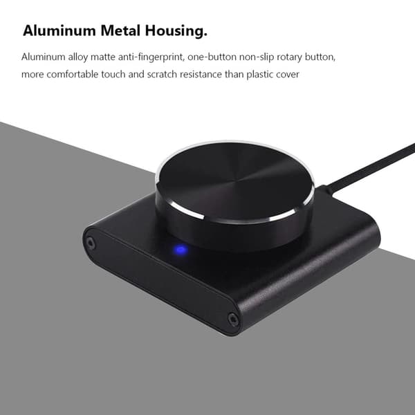 USB Volymkontroll, PC Datorhögtalare Ljudvolym Fjärrkontroll Knapp
