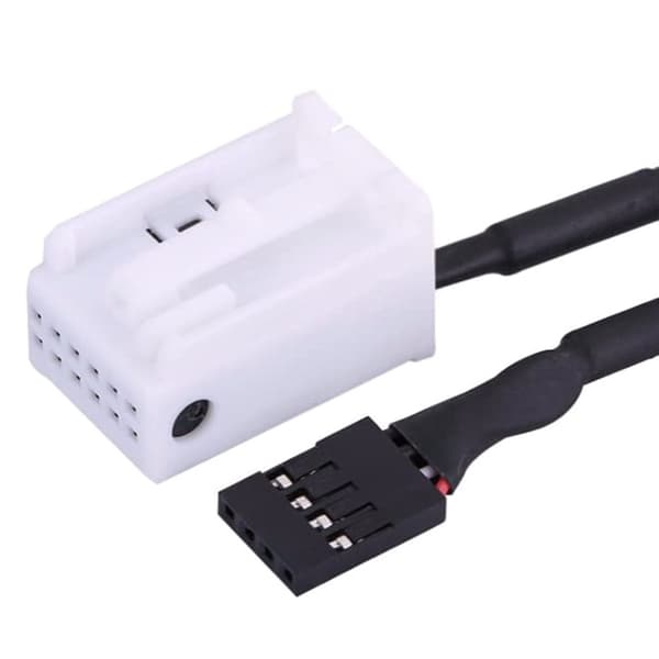 Erstatning AUX USB-brytere Port Socket USB AUX-brytere Plugg med kabel