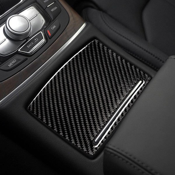 Mittkonsol Mugghållare Trim Panel Dörrskydd För C7 4G8 2012-2018