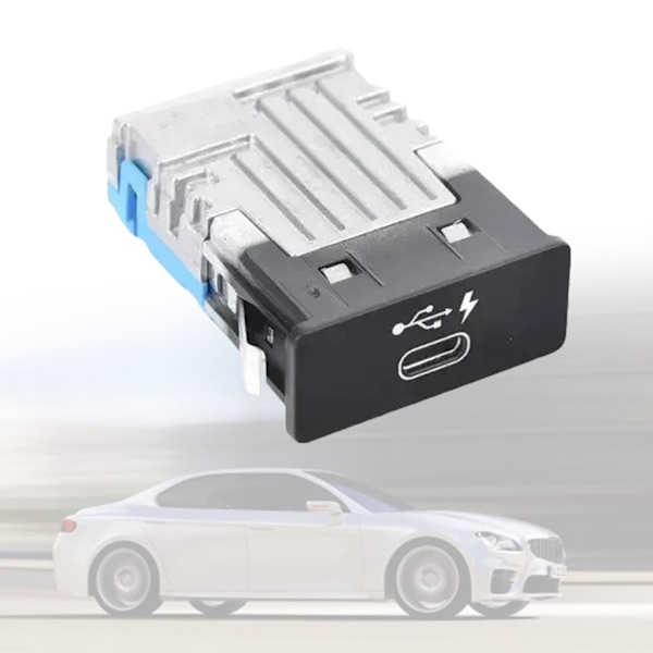 USB-port med snabbladdningsfunktion för F48 F54 F60 G01 G05 G06 G07 G12 Datasynkronisering
