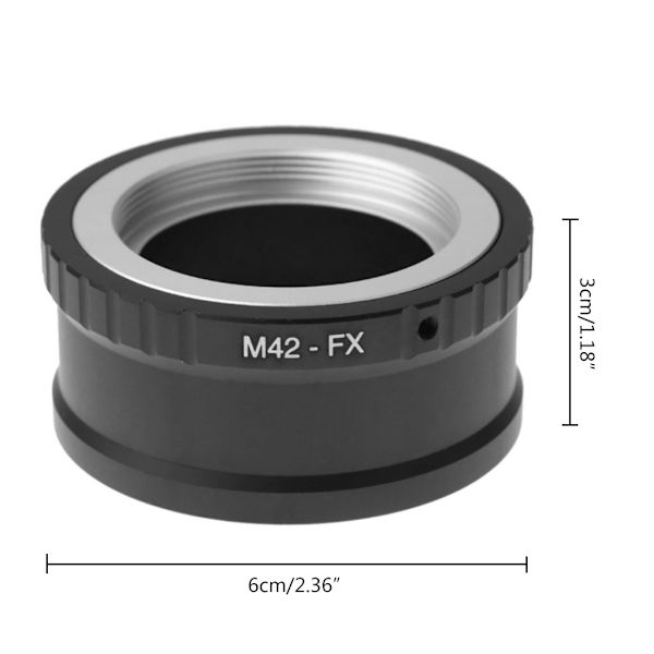 M42-FX kameraobjektiv för Fujifilm X-fäste Fuji X-Pro1 X-M1 X-E1 X-E2 Adapterring