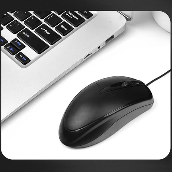 USB Kablet Gaming Mus 3 Knapper 1000DPI Optisk Computermus Gamer Mus