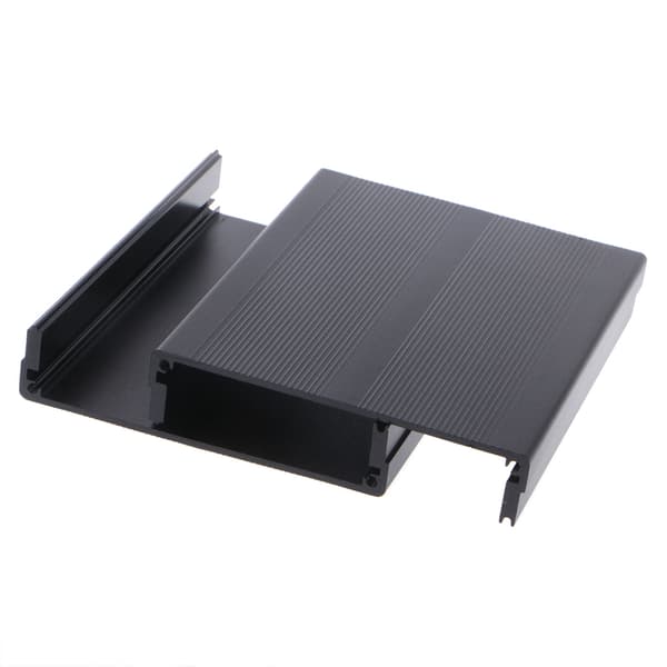Aluminiumbox-hölje DIY Electronic Project Black Instrument for Case 120x97x4