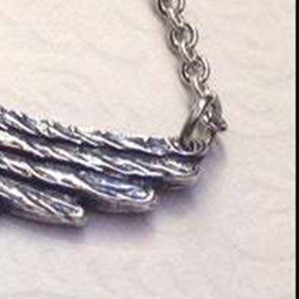 Vintage Angel Wings Fjäder Choker Hänge Estetisk Link Chains Statement Halsband för kvinnor Tjej Bröllop Tribal Gift
