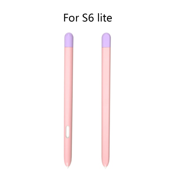 för Touch Cover För Tablet S6 / S7 S- Cover Söt tecknad Tablet Silikonpenna för Case Pink S6lite