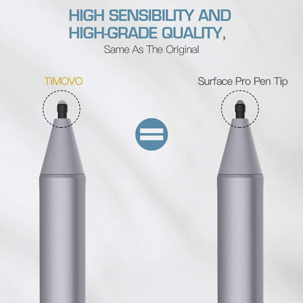 Sensitive Pen Refill Fine Nib Surface Pen Tips för SurfacePro4 / 5 / 6 / 7 Pen