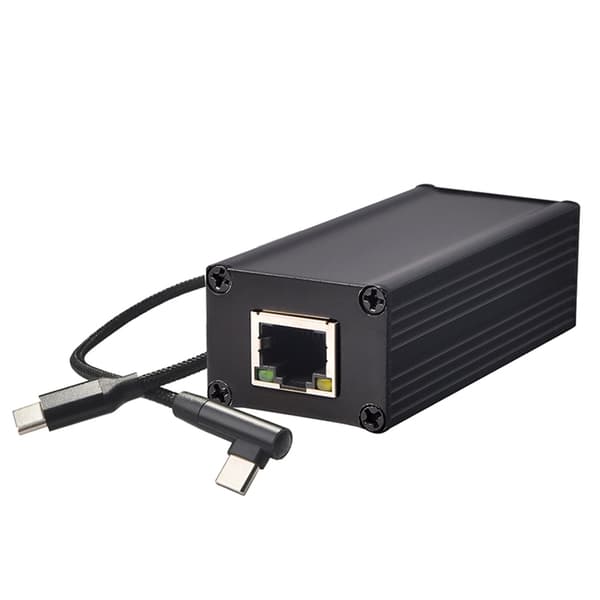 10/100 Mbps PoE til USB C-konverter til smartphone USB C til Ethernet-adapter