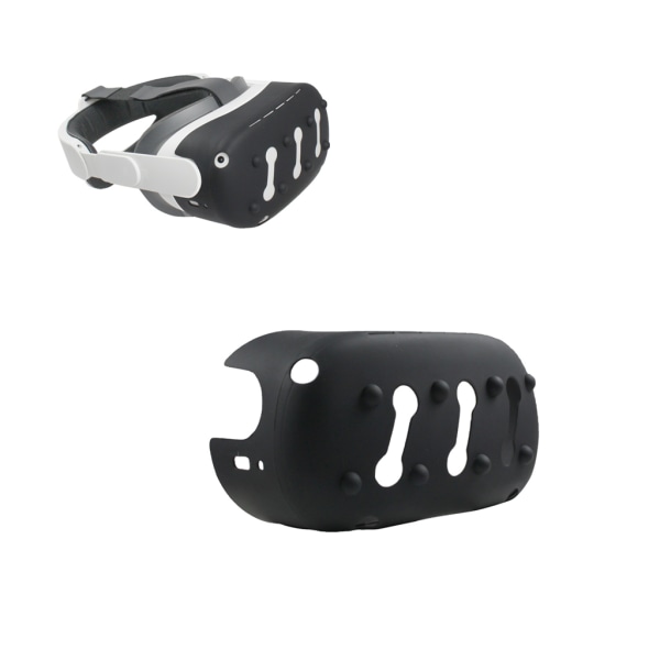 anti-scratch COVER för skydd av huden Silikon för case för Oculus Quest 2 för cap Skyddande Black