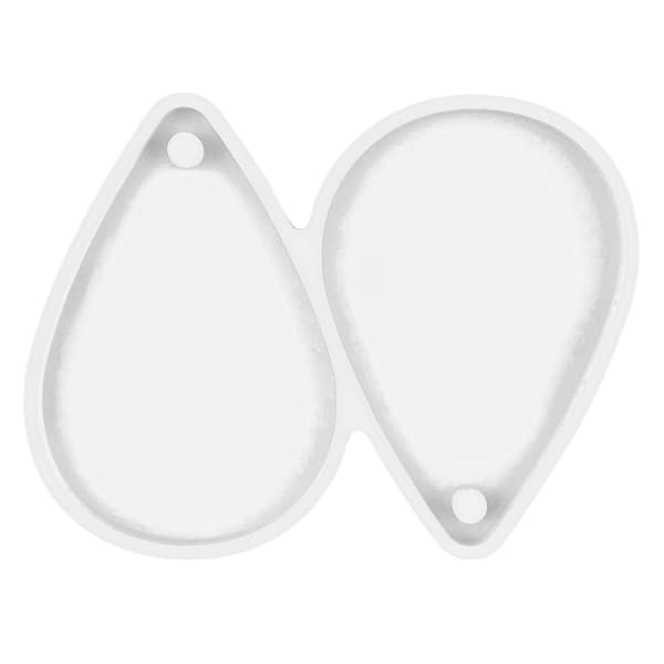 Vanndråpeform Øredobber Form Riv Dråpe Resin Silikon Nøkkelring Form DIY Håndverk