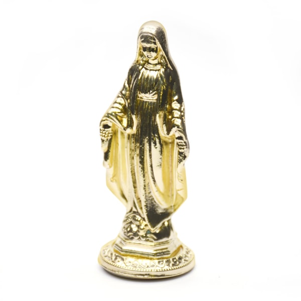 Saint Figur Staty Kristus katolska kyrkan Dekoration Religiösa kapell Souvenirer Gold