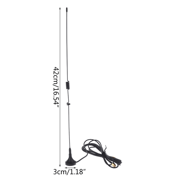 Universal Walkie Talkie Teleskopstång High Gain antenn UHF SMA-F för bilradio NAGOYA UT-106UV antenn