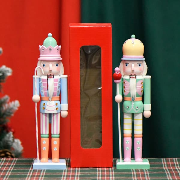 Julepynt Nøtteknekker Ornament, Tre Nøtteknekker Figurer Gave A