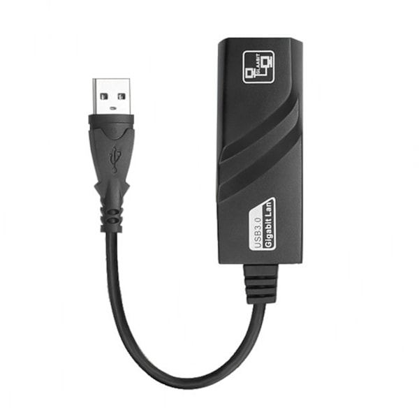 Ethernet Adapter Dock för dator USB 3.0 Ethernet Adapter till RJ45 Lan 10/100/1000Mbps nätverksadapter