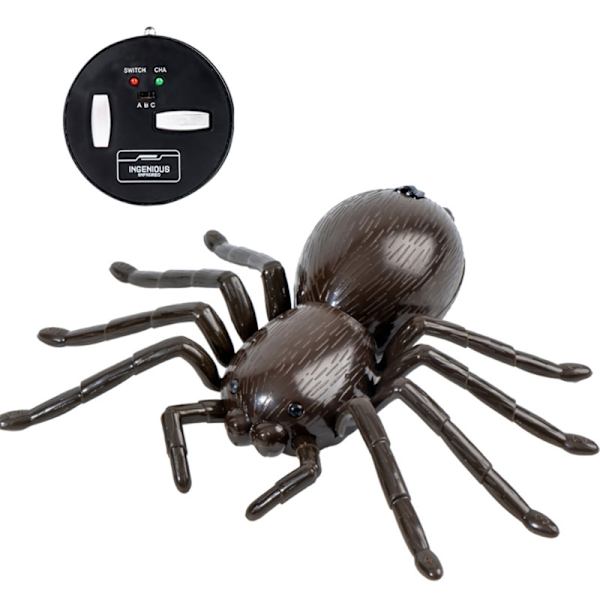 Inomhus RC Klättrande Spindlar Fjärrkontroll Leksak Klätterleksak Halloween Bus Spindlar Skämt Söt Trick Elektroniska Spindlar
