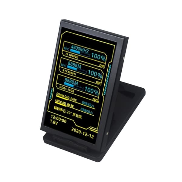 5-tommers IPS USB-skjerm, AIDA64 PC CPU GPU Datamonitorer Dataskjerm