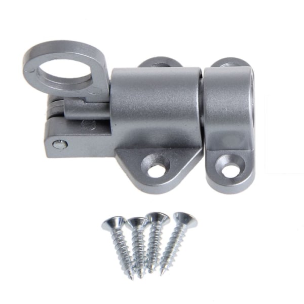 Aluminiumhasp för spärr Automatiskt dörrlås Självlåsande ladugårdsdörrlås Drag Sp Studs Dörrbult Staketgrind för